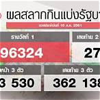 ตรวจหวยวันที่ 16 กรกฎาคม 2561